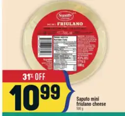 Marché Adonis SAPUTO MINI FRIULANO CHEESE offer