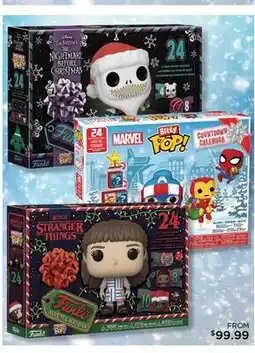 Showcase NIGHTMARE BEFORE CHRISTMAS, MARVEL POP! COUNTDOWN, STRANGER THINGS Funko offer