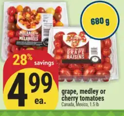 Marché Adonis GRAPE, MEDLEY OR CHERRY TOMATOES offer