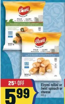 Marché Adonis ELZYMI ROLLINI OR TWIST SPINACH OR CHEESE offer