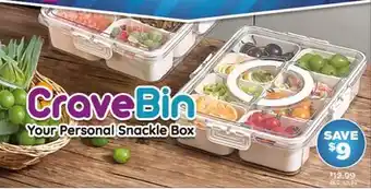 Showcase CraveBin Your Personal Snackle Box offer