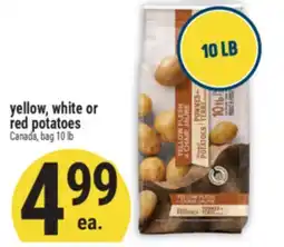 Marché Adonis YELLOW, WHITE OR RED POTATOES offer