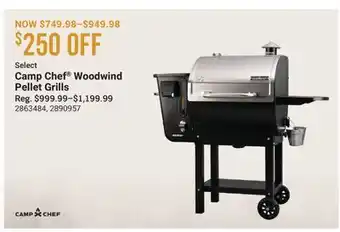 Cabela's Select Camp Chef Woodwind Pellet Grills offer