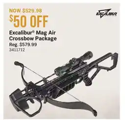 Cabela's Excalibur Mag Air Crossbow Package offer