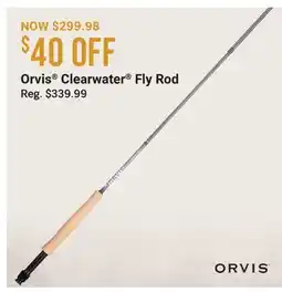 Cabela's Orvis Clearwater Fly Rod offer