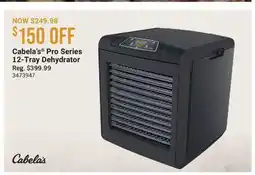 Cabela's Cabela's Pro Series 12-Tray Dehydrator offer