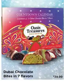 Showcase Dubai Chocolate offer
