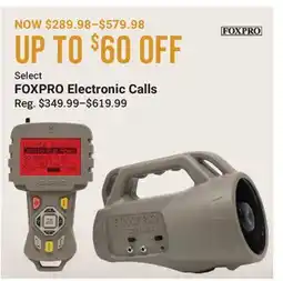 Cabela's Select FOXPRO Electronic Calls offer