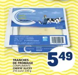Marché Bonichoix COMPLIMENTS CHEESE SLICES offer