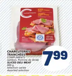 Marché Bonichoix COMPLIMENTS SLICED DELI MEAT offer