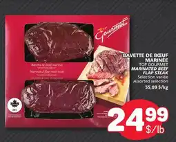 Marché Bonichoix TOP GOURMET MARINATED MARINATED BEEF FLAP STEAK offer
