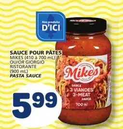 Marché Bonichoix MIKES PASTA SAUCE offer