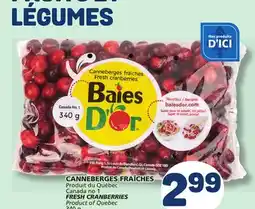 Marché Bonichoix FRESH CRANBERRIES offer