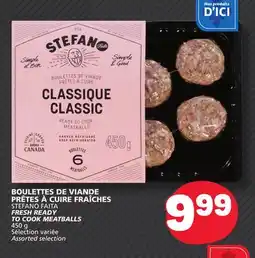 Marché Bonichoix STEFANO FAITA FRESH READY FRESH READY TO COOK MEATBALLS offer