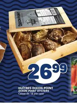 Marché Bonichoix DIXON POINT OYSTERS offer