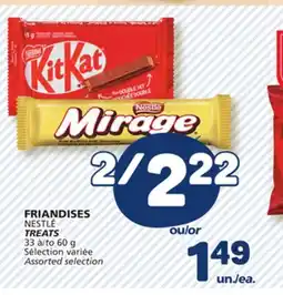 Marché Bonichoix NESTLÉ TREATS offer