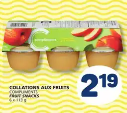 Marché Bonichoix COMPLIMENTS FRUIT SNACKS offer