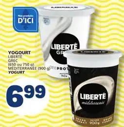 Marché Bonichoix LIBERTÉ GREC (650 ou 750 g), MÉDITERRANÉE (900 g) YOGURT offer