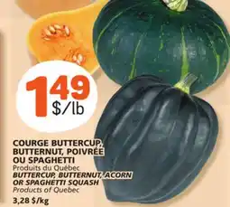 Marché Bonichoix BUTTERCUP, BUTTERNUT, ACORN OR SPAGHETTI SQUASH offer