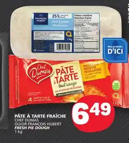 Marché Bonichoix CHEF DUMAS FRANÇOIS HUBERT FRESH PIE DOUGH offer