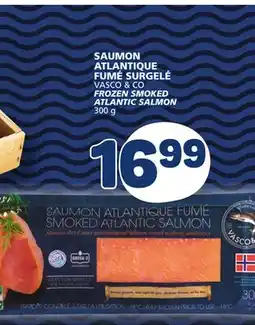 Marché Bonichoix VASCO & CO FROZEN SMOKED ATLANTIC SALMON offer