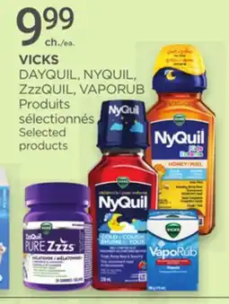 Proxim VICKS Selected products DAYQUIL, NYQUIL, ZzzQUIL, VAPORUB offer