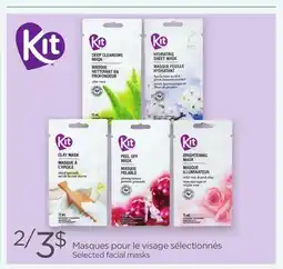 Proxim KIT Selected facial masks offer