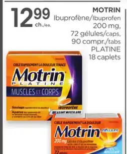 Proxim MOTRIN Ibuprofen/Ibuprofène offer