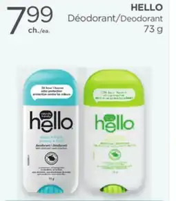 Proxim HELLO Deodorant offer