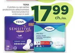 Proxim TENA Selected protective underwear or pads offer