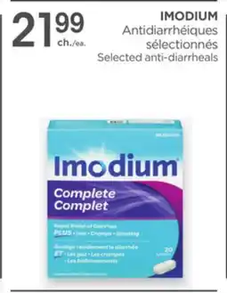Proxim IMODIUM Selected anti-diarrheals offer