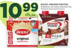 Proxim BOOST, PREMIER PROTEIN Selected meal replacements offer