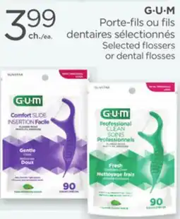 Proxim G·U·M Selected flossers or dental flosses offer