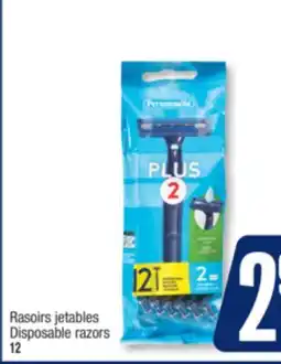 Jean Coutu PERSONNELLE Disposable razors offer