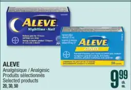 Jean Coutu ALEVE Analgesic Selected products offer