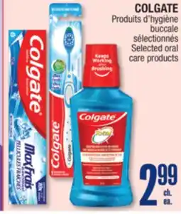 Jean Coutu COLGATE Selected oral care products offer