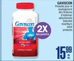 Jean Coutu GAVISCON Selected heartburn relief products offer