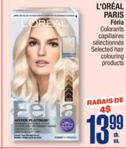 Jean Coutu L'ORÉAL PARIS Féria Selected hair colouring products offer