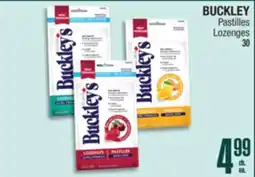 Jean Coutu BUCKLEY Pastilles Lozenges offer