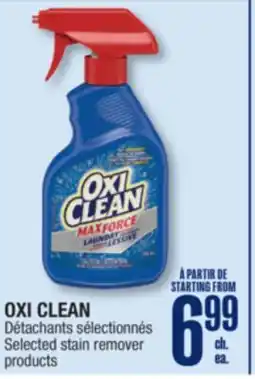 Jean Coutu OXI CLEAN Selected stain remover products offer