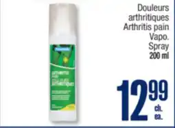 Jean Coutu Personnelle Arthritis pain Vapo. Spray offer