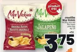 Metro CROUSTILLES MISS VICKIE'S | MISS VICKIE'S POTATO CHIPS offer