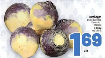 Metro RUTABAGAS | RUTABAGAS offer