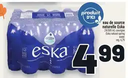Metro EAU DE SOURCE NATURELLE ESKA | ESKA NATURAL SPRING WATER offer