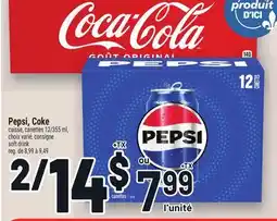 Metro PEPSI, COKE | SOFT DRINK offer