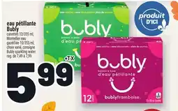Metro EAU PÉTILLANTE BUBLY | BUBLY SPARKLING WATER offer