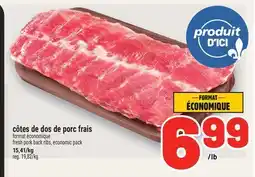 Metro CÔTES DE DOS DE PORC FRAIS | FRESH PORK BACK RIBS offer