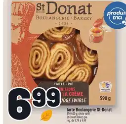 Metro TARTE BOULANGERIE ST-DONAT | ST-DONAT BAKERY PIE offer
