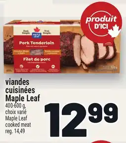 Metro VIANDES CUISINÉES MAPLE LEAF | MAPLE LEAF COOKED MEAT offer