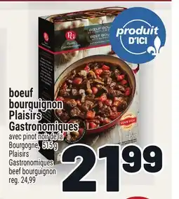 Metro BOEUF BOURGUIGNON PLAISIRS GASTRONOMIQUES | PLAISIRS GASTRONOMIQUES BEEF BOURGUIGNON offer